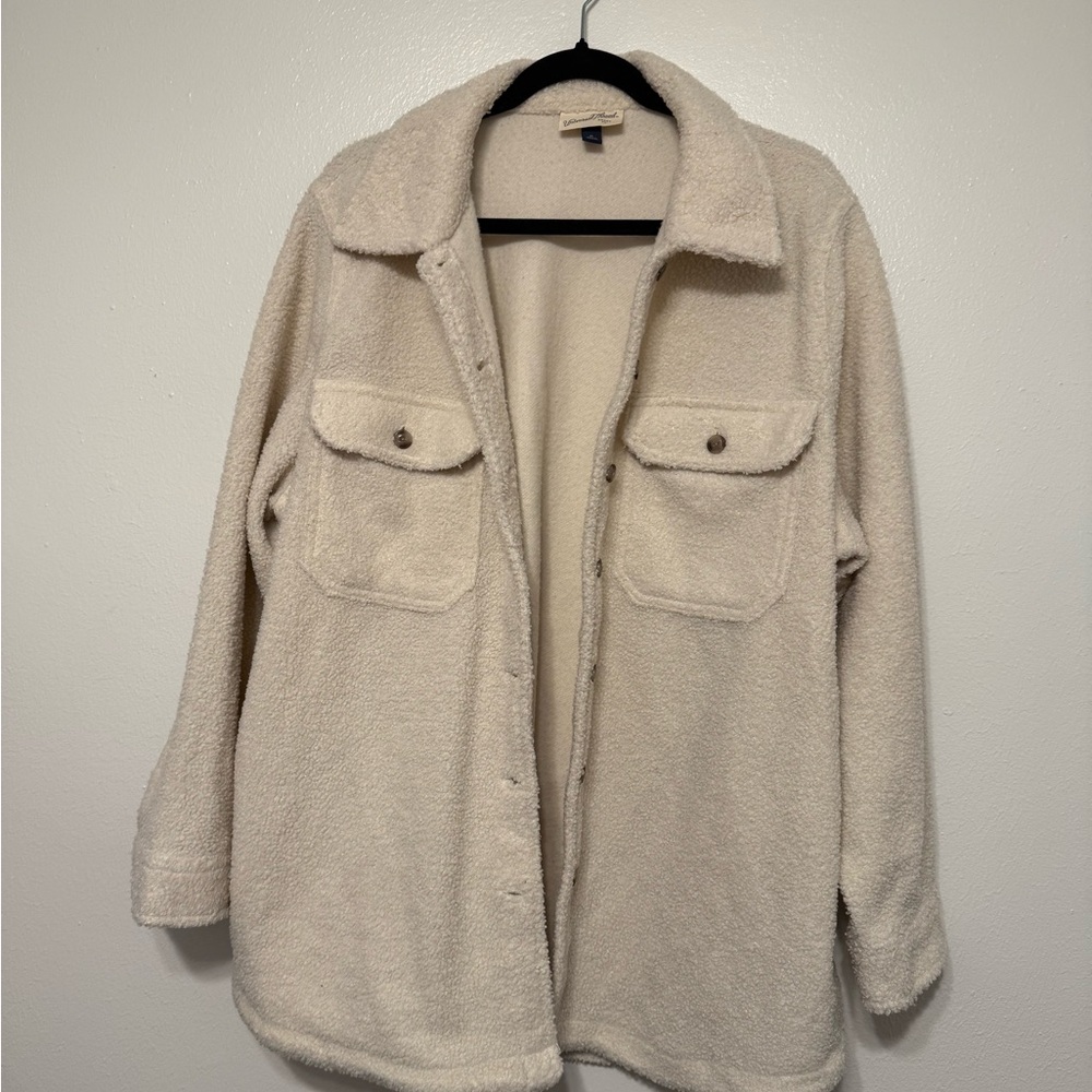 Cozy Cream Teddy Jacket - Picture 2 of 4
